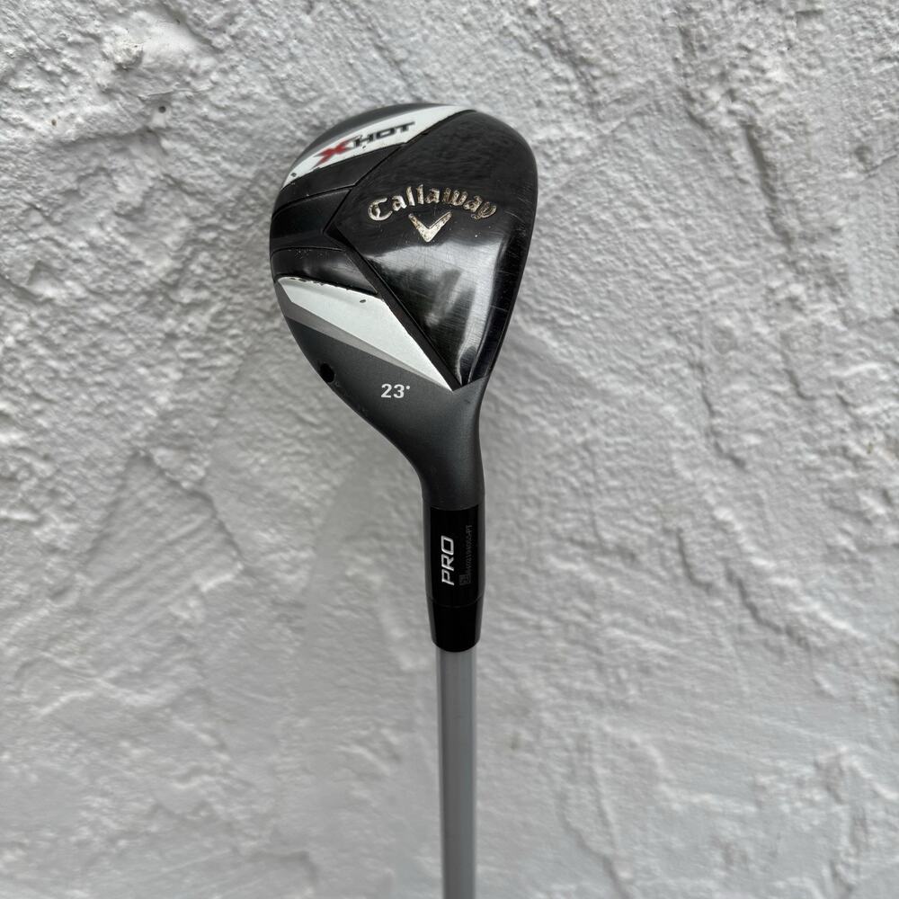 Callaway X Hot 23° 4 Hybrid RH Project X 6.0 Stiff Graphite Callaway Grip